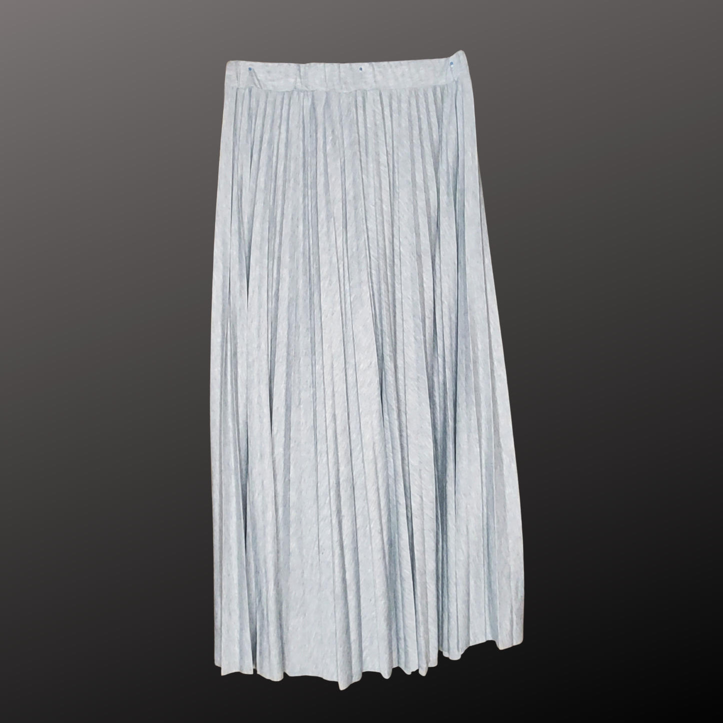 Grey Pleated Skirt