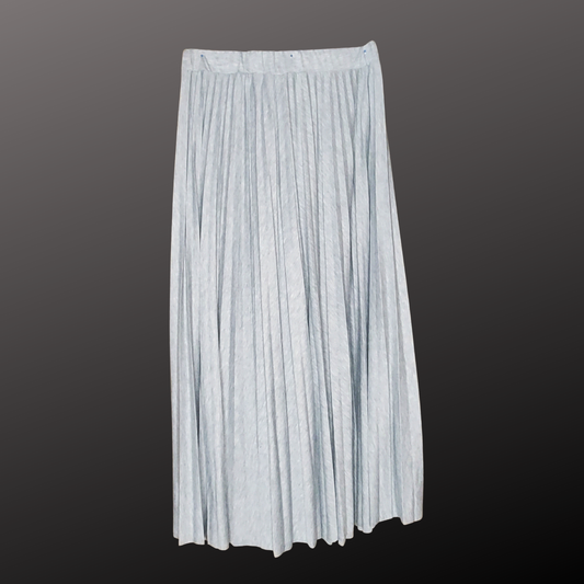 Grey Pleated Skirt