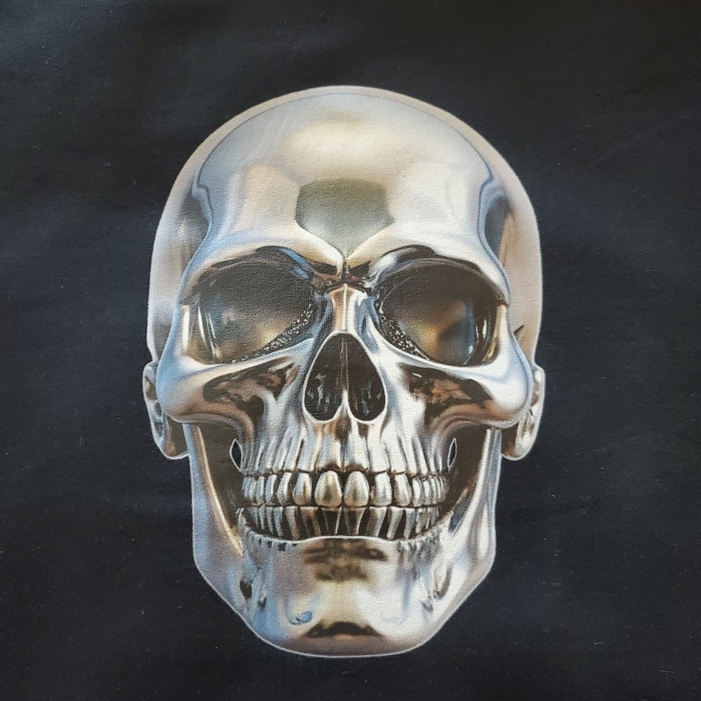 Silver Skulled Hoodie
