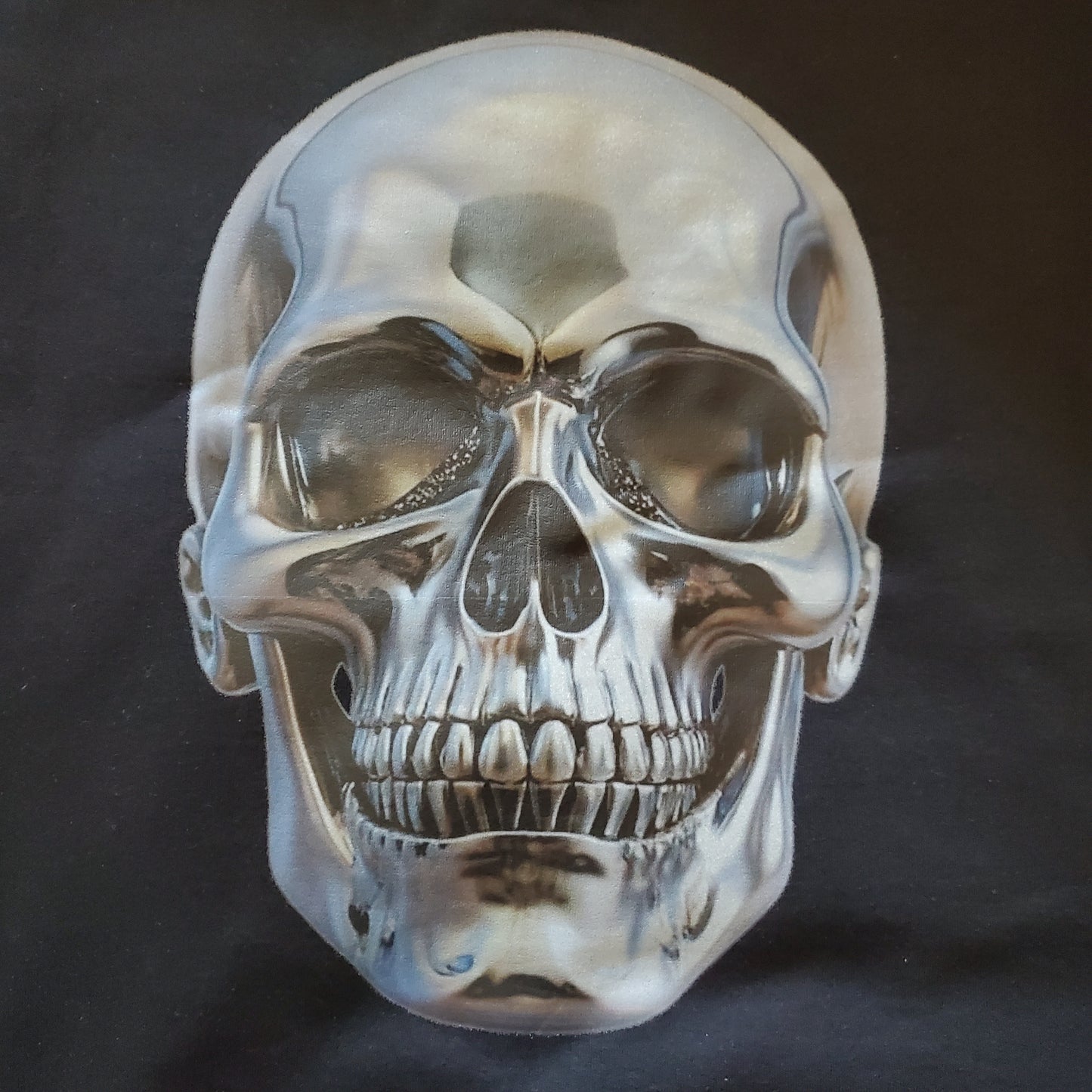 Silver Skulled Hoodie