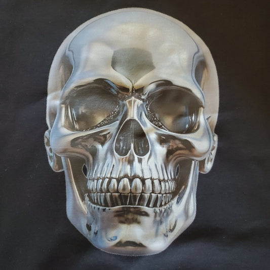 Silver Skulled Hoodie
