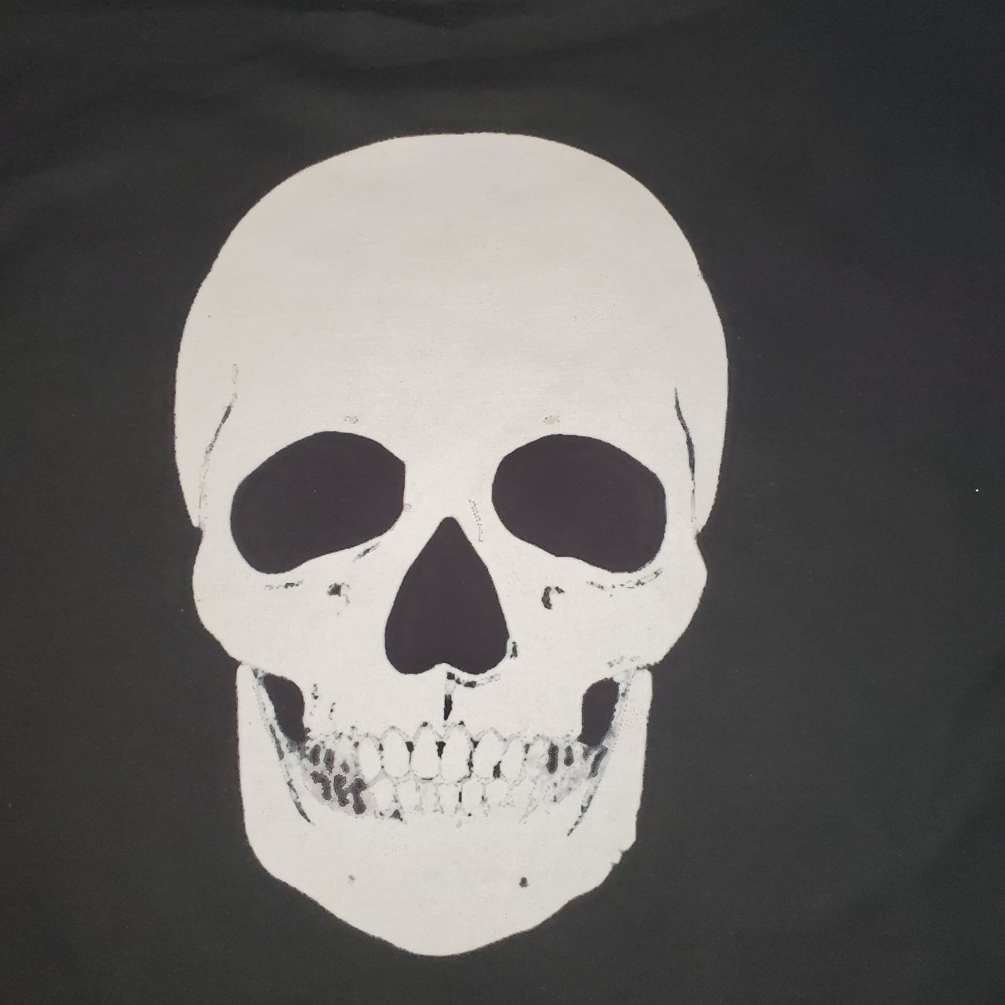 White Skulled Hoodie